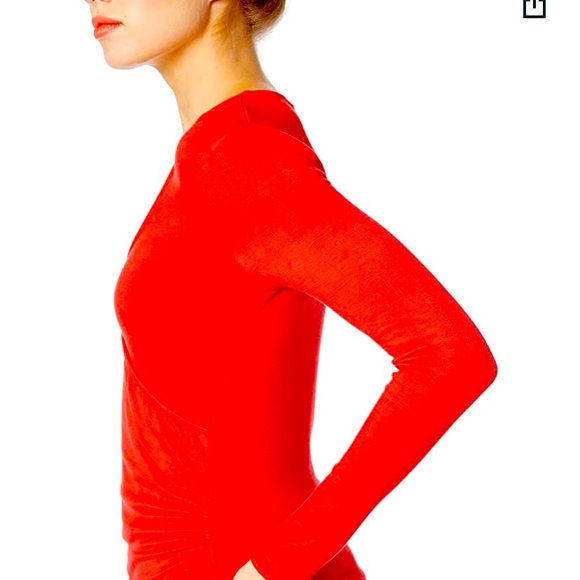 Cupcakes and Cashmere Red Long Sleeve Top - Picture 3 of 7